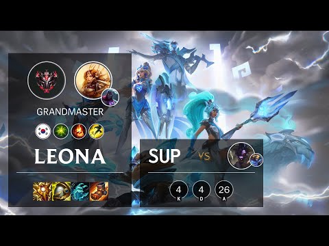 Leona Support vs Alistar - KR Grandmaster Patch 11.14