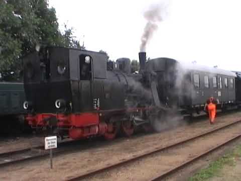 Dampflok am VVM Schönberger Strand, Original Ton