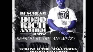 Dj Scream Hoodrich Anthem Instrumental [Remade By Treganometry]