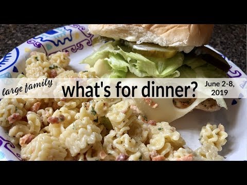 WHAT'S FOR DINNER? | 💲FAMILY OF 7 ON A BUDGET💲REAL LIFE MEAL IDEAS | JUNE 2-8, 2019
