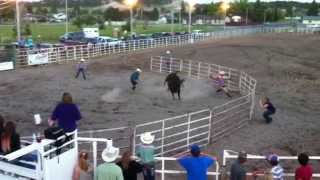 preview picture of video 'Pine Bluffs, WY Rodeo 5'