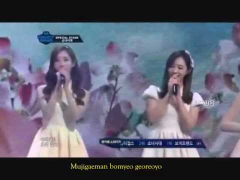 SNSD - How Great Is Your Love [Live M Count Down] (Lyrich RomSub).flv