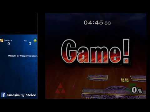 MMOM Bi-Monthly 10 SSBM - Cranberry (Sheik) vs. Ses (Fox) - Melee Pools