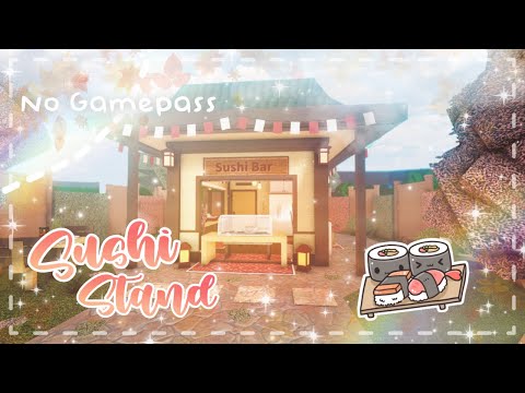 Roblox Bloxburg - Barraca de sushi acessível sem Gamepass - Minami Oroi