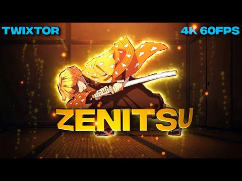 Zenitsu Agatsuma Twixtor Clips *VERY HIGH QUALITY*(4k 60 FPS + RSMB) | Download Link In Desc.