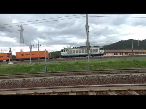 E 652 transita lento ad Arquata Scrivia 5 6 2016