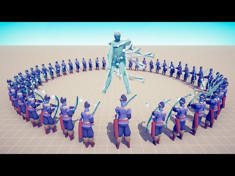 50x ICE ARCHERS vs EVERY BOSS UNITS - TABS | Totally Accurate Battle Simulator 2023
