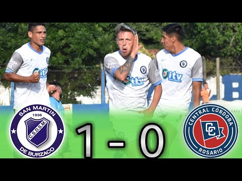 Primera C : SAN MARTÍN DE BURZACO 1 - 0 CENTRAL CÓRDOBA DE ROSARIO | (El Gol)