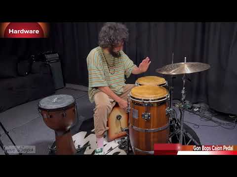 Gon Bops Cajon Pedal featuring Abe Rounds