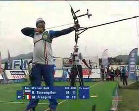 Baljinima Tsyrempilov v Michele Frangilli – recurve men's gold | Varese 2007 Archery World Cup S2