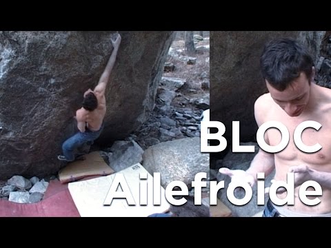 Réconciliation 7c+ escalade bloc Ailefroide Ecrins Pelvoux sport de plein air montagne