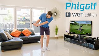 PhiGolf: Mobile & Home Smart Golf Simulator with Swing Stick (2-Pack)