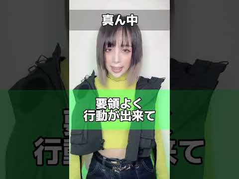 【姉妹別】恋愛傾向やってみました🙋&zwj;♀️#長女 #次女 #末っ子 #一人っ子 #特徴 #恋愛