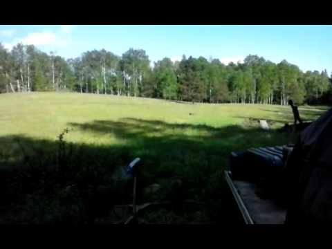 Home made cannon! Shooting 3lb dumbbell