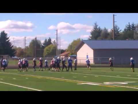 Braydon Ace scores his first career touchdown in tackle football 2015