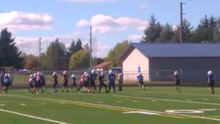 Braydon Ace scores his first career touchdown in tackle football 2015