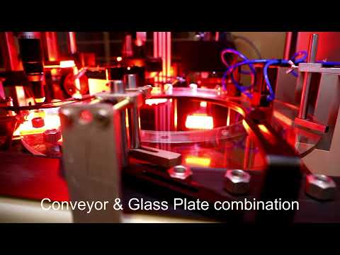 High accuracy static inspection machine with robotic arm fee...