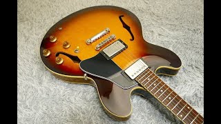 Video thumbnail for Orville by Gibson ES-335 Vintage Sunburst Long neck tenonMade In Japan by Finest quality Japan made Guitar