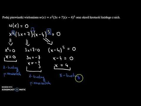 Pierwiastki wielokrotne 1