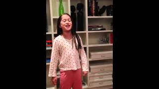 Freya Cantwell singing Broadway Baby 2013