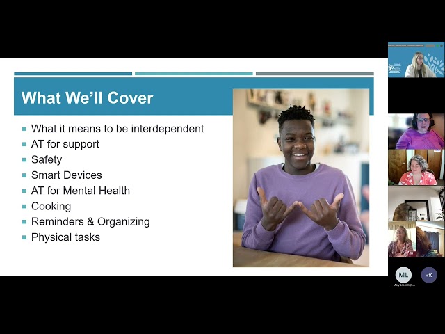 Assistive Technology that Supports Community Inclusion and Interdepdence: August 2022