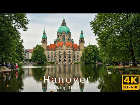 Walking Tour of Hannover Germany | 4K UHD | Top Attractions & Landmarks