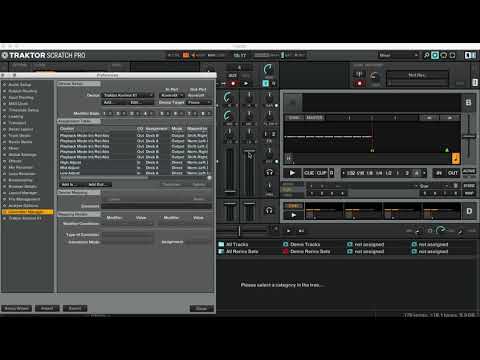 Traktor Scratch Pro Как назначить параметры на контроллер How to mapping controller