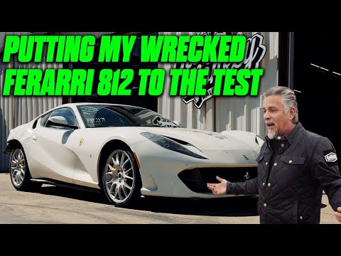 WRECKED SUPERCAR SHOCKS CAR MEET - FERRARI Pt. 2