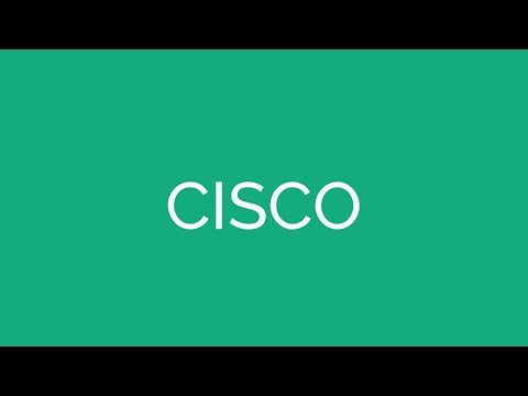 How To Pronounce Cisco