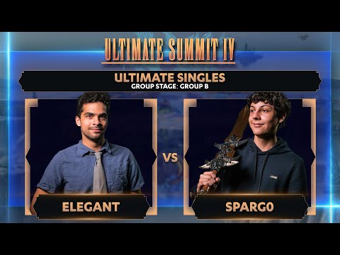 Elegant vs Sparg0 - Ultimate Singles: Group B - Ultimate Summit 4 | Luigi vs Cloud