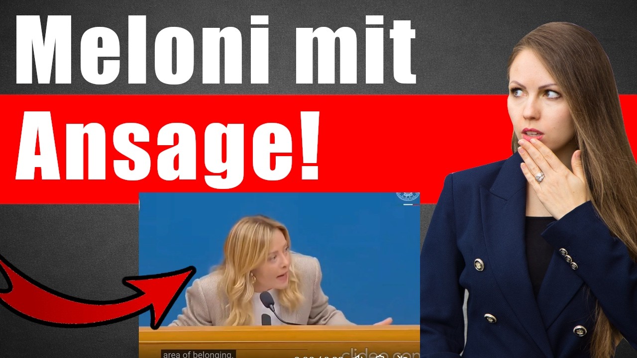 Meloni reicht es mit "Die NATO ist nichts ohne Amerika!"