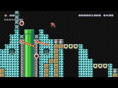 Into The Volcano by Yosef - SUPER MARIO MAKER - NO COMMENTARY 1bi 1bj