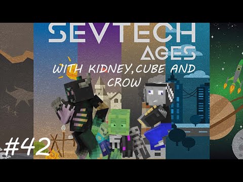 Praise the Statue! Sevtech Ages Ep. 42 W/ Kidney, Cube, and Crow! -Minecraft Modded Survival
