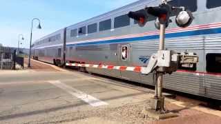 preview picture of video 'Amtrak SOUTHWEST CHIEF at Mendota, IL'