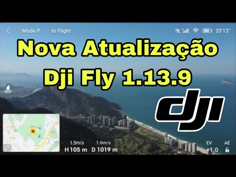 Nova Atualização Dji Fly 1.13.9, drone sobrevoando cidade, não atualize antes de ver! #drone #dji