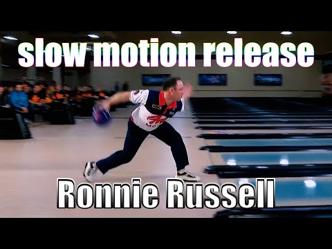 Ronnie Russell slow motion release - PBA Bowling