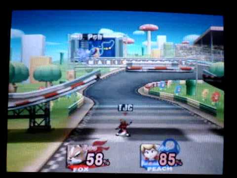 Smash Bros Brawl Wifi TJC (Fox) vs D.Pch (Peach) 1