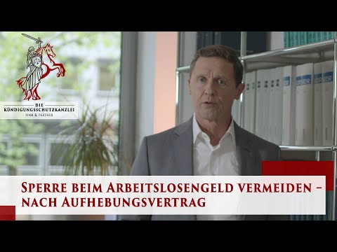 Avoiding a suspension of unemployment benefits | Termination agreement | Employment law | The law...