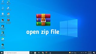 How to Open ZIP Files on Windows Laptop