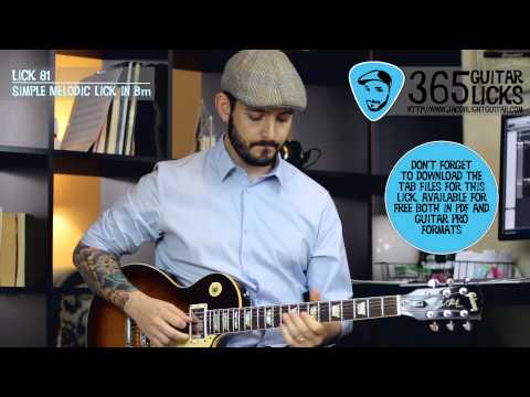 Lick 81/365 - Simple Melodic Lick in Bm | 365 Guitar Licks Project