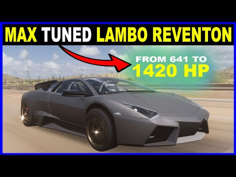 MAX TUNED Lamborghini Reventon - Tuning to BREAK  top max speed Limitation Forza Horizon 5 Dragrace