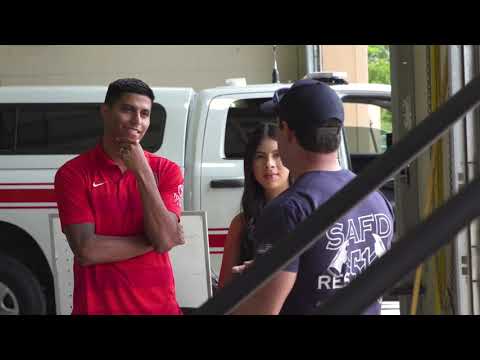 #Defend210: Moises Hernandez visits Fire Station 51