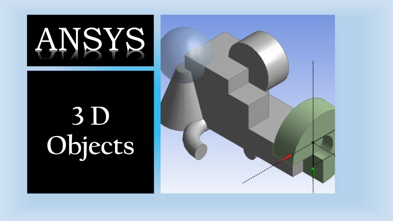 ansys- 3d objects in geometry workbench