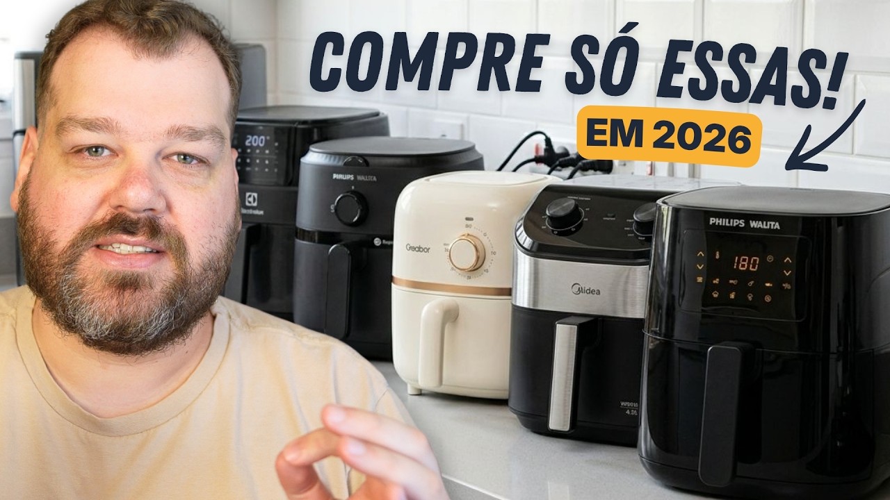 Miniatura da avaliação em vídeo de Fritadeira Sem Óleo Philco 5,5L Redstone 1500W