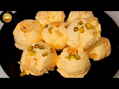 **CUSTARD ICE CREAM RECIPE**.ONLY  4 INGREDIENTS.CUSTARD FLAVOURED ICE CREAM.
