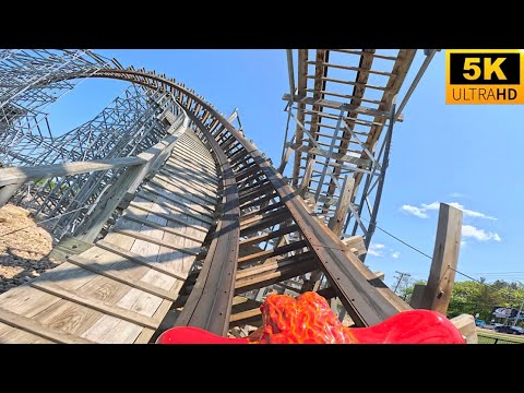 On-ride point of view of Hades 360