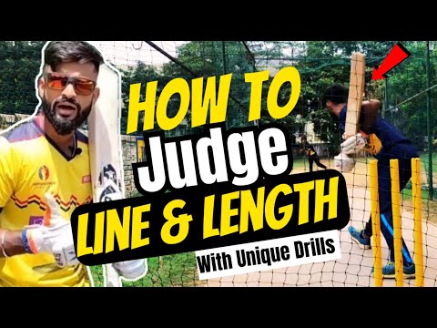 Line Length Judge kaise karen | How to Judge Line and Length of Ball | With Unique Drills🔥