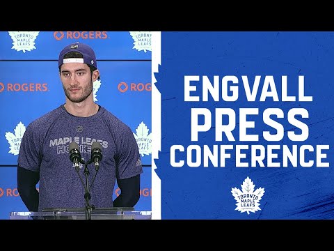 Pierre Engvall Pre Game | Toronto Maple Leafs vs. Tampa Bay Lightning | November 4, 2021
