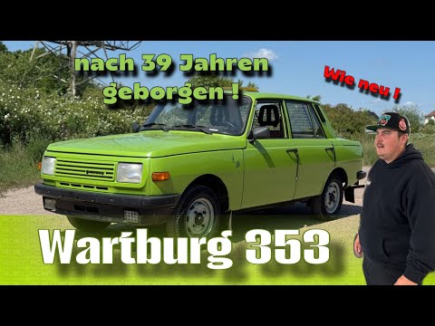 Wartburg 353 über 35 Jahre vergessen? Im Neuzustand geborgen?! Scheunenfund! #CarPorn !  || VOKE
