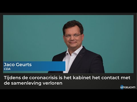 Uitgelicht! 03 februari 2023 - Jaco Geurts (CDA) over verkeerd handelen kabinet tijdens coronacrisis